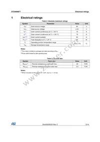 STD46N6F7 Datasheet Page 3