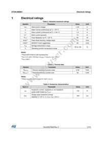 STD4LN80K5 Datasheet Page 3