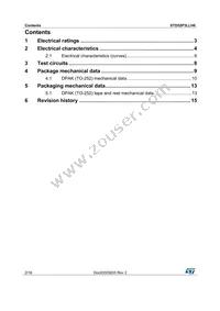 STD52P3LLH6 Datasheet Page 2