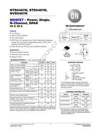 STD5407NNT4G Datasheet Cover