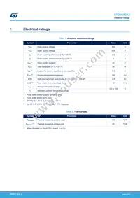 STD6N62K3 Datasheet Page 2