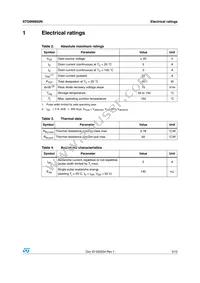 STD9NM50N Datasheet Page 3