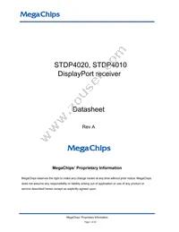 STDP4020AD Datasheet Cover