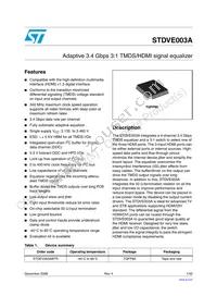 STDVE003ABTR Datasheet Cover