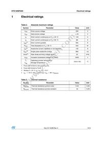 STE140NF20D Datasheet Page 3
