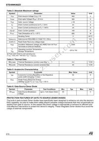 STE40NK90ZD Datasheet Page 2