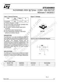 STE48NM60 Datasheet Cover