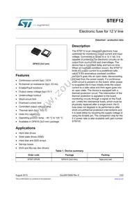 STEF12PUR Datasheet Cover