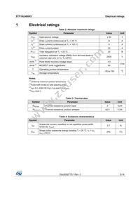 STF10LN80K5 Datasheet Page 3