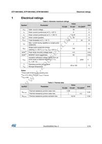 STF10N105K5 Datasheet Page 3