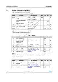 STF12N65M2 Datasheet Page 4
