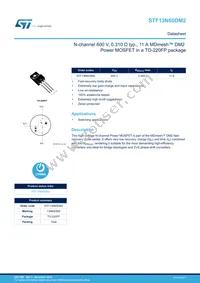 STF13N60DM2 Datasheet Cover
