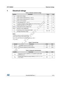 STF17N80K5 Datasheet Page 3