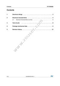 STF18N60M2 Datasheet Page 2