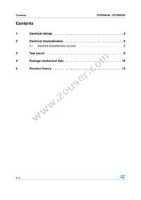 STF20NF06 Datasheet Page 2