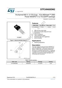 STF24N60DM2 Datasheet Cover