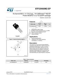 STF25N60M2-EP Datasheet Cover