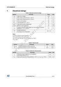 STF27N60M2-EP Datasheet Page 3