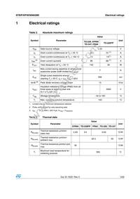 STF30N65M5 Datasheet Page 3