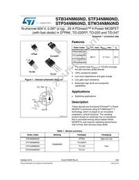 STF34NM60ND Datasheet Cover