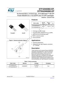 STF42N60M2-EP Datasheet Cover