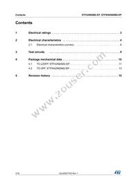 STF42N60M2-EP Datasheet Page 2