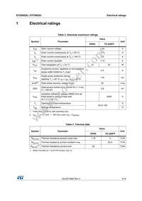 STF5N52U Datasheet Page 3