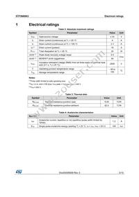 STF5N80K5 Datasheet Page 3