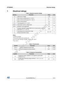STF6N90K5 Datasheet Page 3