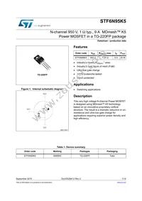 STF6N95K5 Datasheet Cover