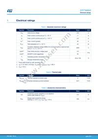 STF7N90K5 Datasheet Page 2