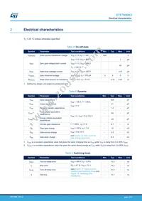 STF7N90K5 Datasheet Page 3