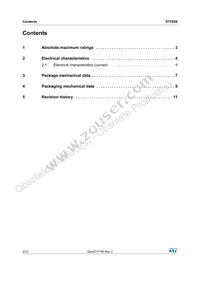 STF826 Datasheet Page 2