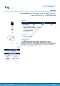 STFI11N60M2-EP Datasheet Cover