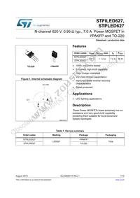 STFILED627 Datasheet Cover