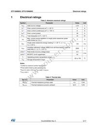 STFU10N80K5 Datasheet Page 3
