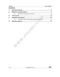 STFU13N80K5 Datasheet Page 2