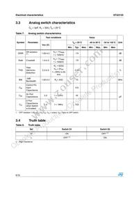 STG3155DTR Datasheet Page 8
