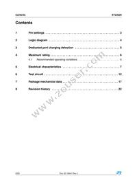 STG3220QTR Datasheet Page 2