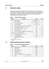 STG3220QTR Datasheet Page 6