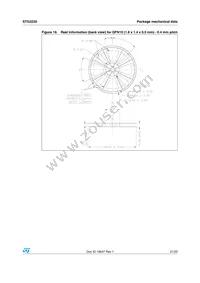 STG3220QTR Datasheet Page 21