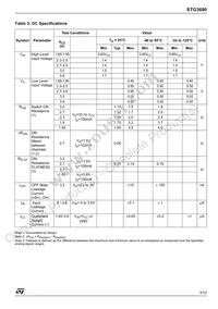 STG3690QTR Datasheet Page 3