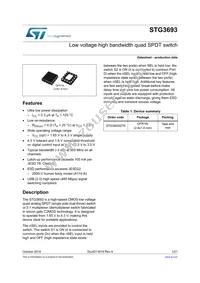 STG3693QTR Datasheet Cover