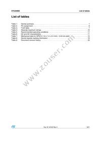 STG3696EQTR Datasheet Page 3