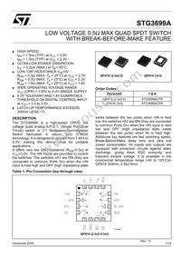 STG3699AUTR Datasheet Cover