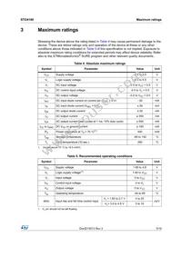 STG4160BJR Datasheet Page 5