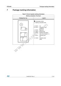 STG4160BJR Datasheet Page 17