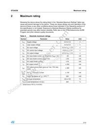 STG4259BJR Datasheet Page 5