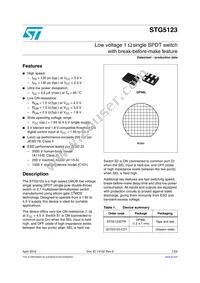 STG5123DTR Datasheet Cover