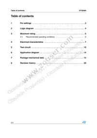 STG6384QTR Datasheet Page 2